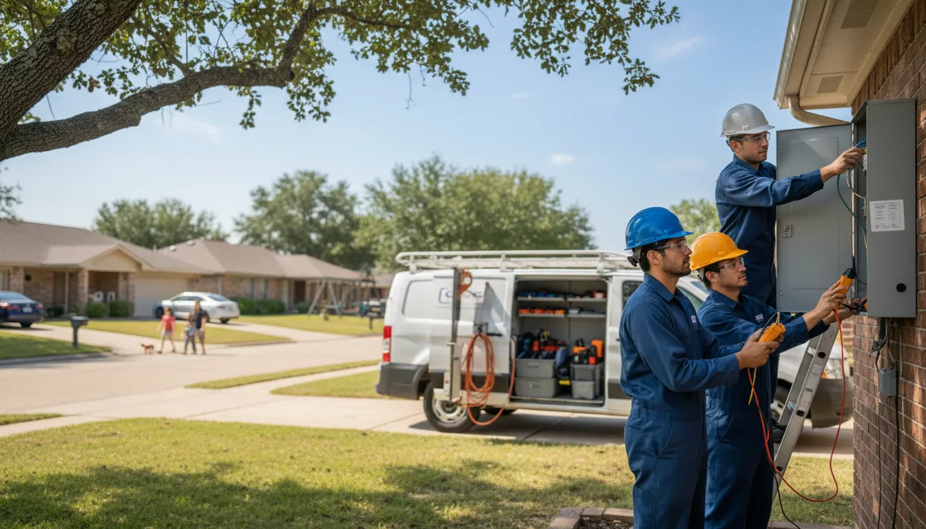 Certified electrician providing emergency electrical services in Castleford, ID
